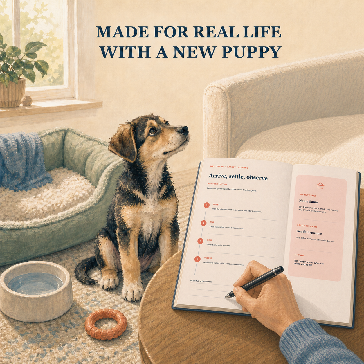 The First 30 Days With Your Puppy - Digital Workbook & Printable Planner